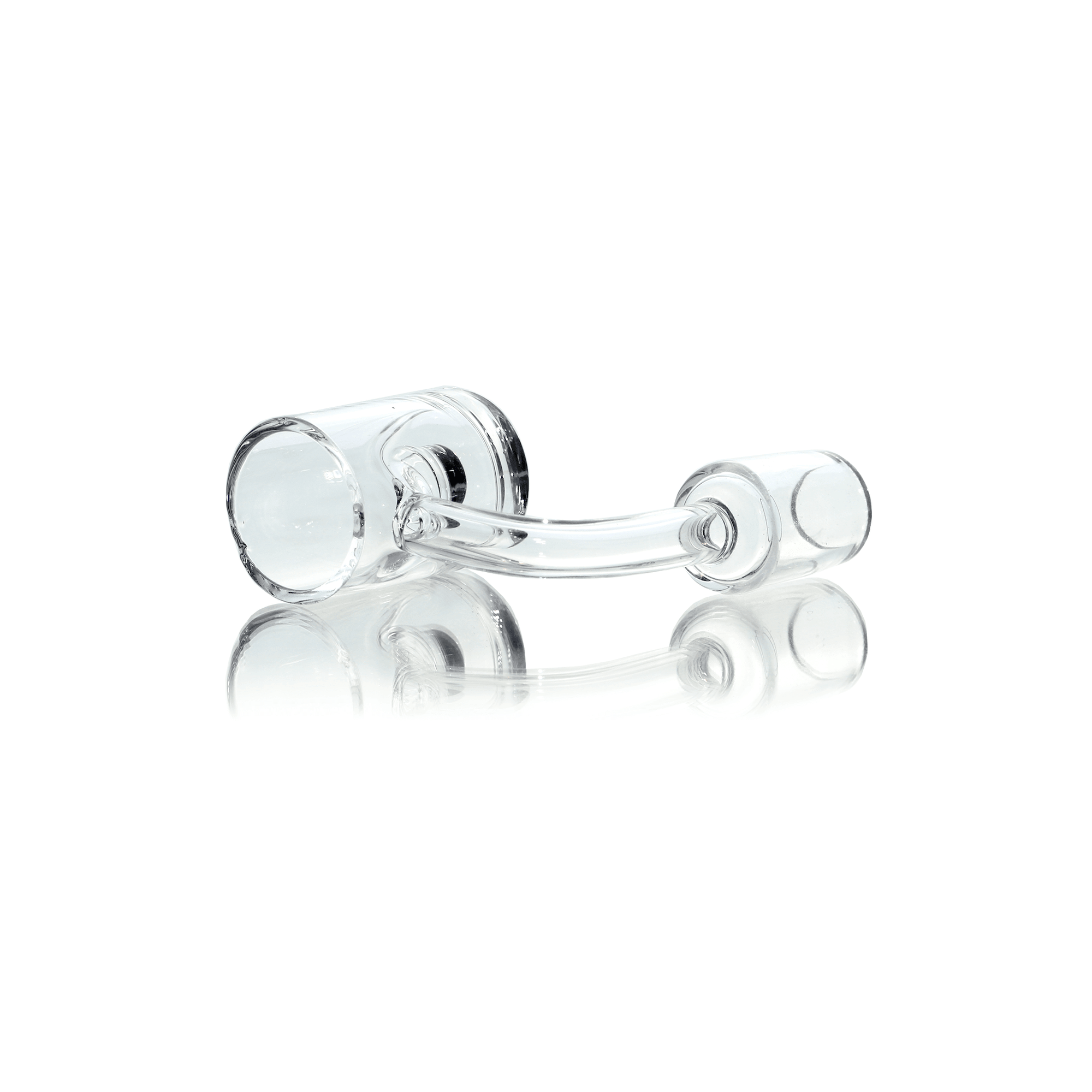 Quartz Banger Core Reactor 18mm Male With Saucer Cap | Prone Banger View | the dabbing specialists