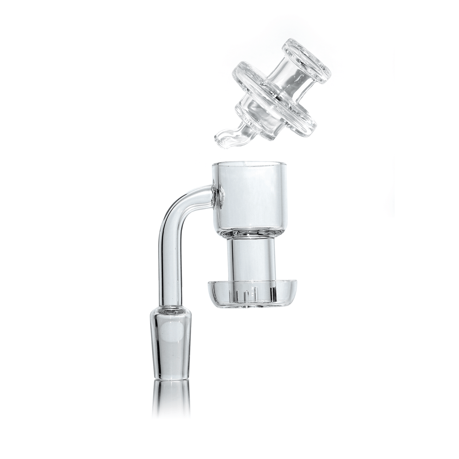 Quartz Banger Terp Slurper | 14mm Male With Spinning Cap | Full Stack | the dabbing specialists