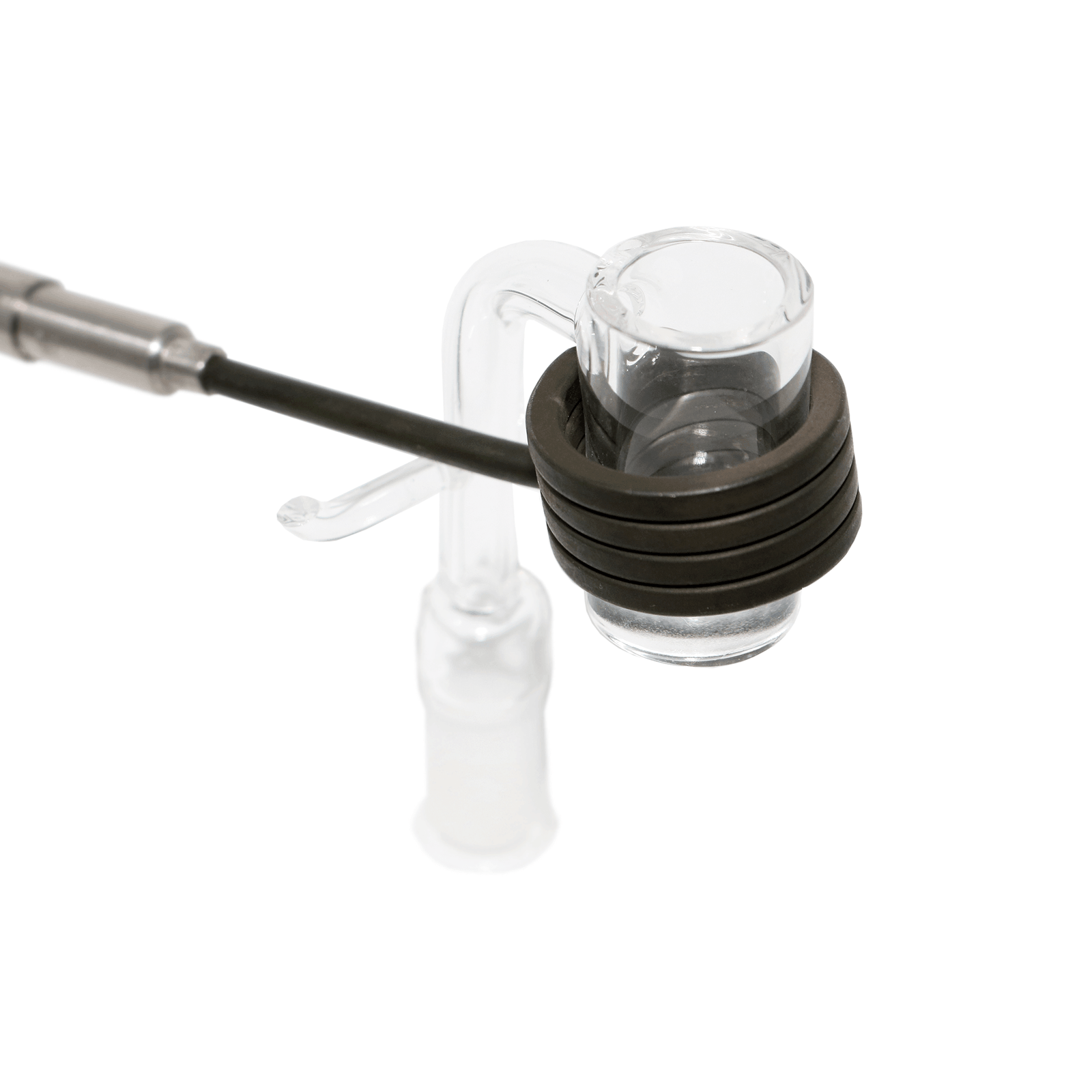 Quartz Enail E-Banger | 10mm Female for 20mm Coil (Enail) | Full View | the dabbing specialists