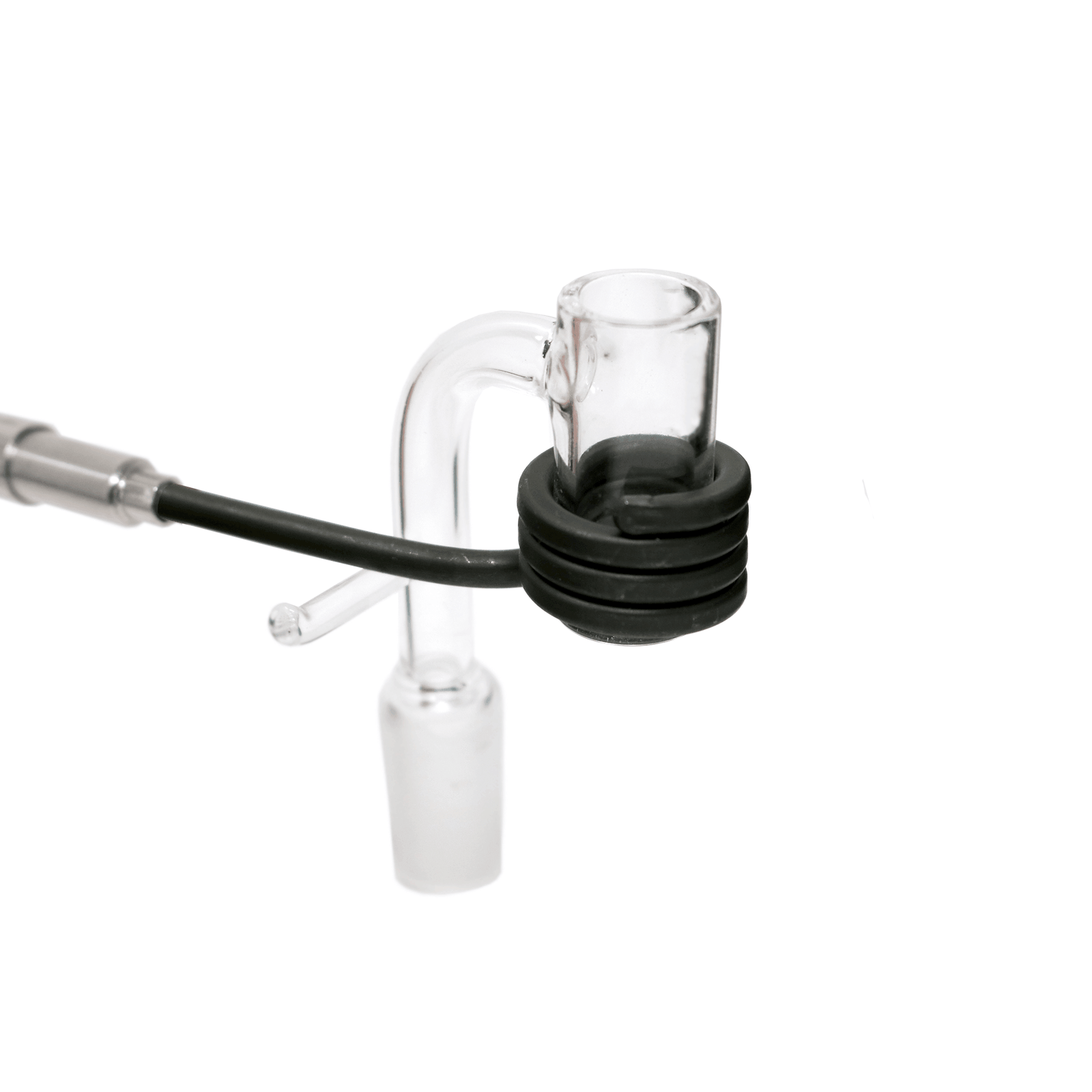 Quartz Enail E-Banger | 14mm Male for 16mm Coil (Enail) | Full View | the dabbing specialists