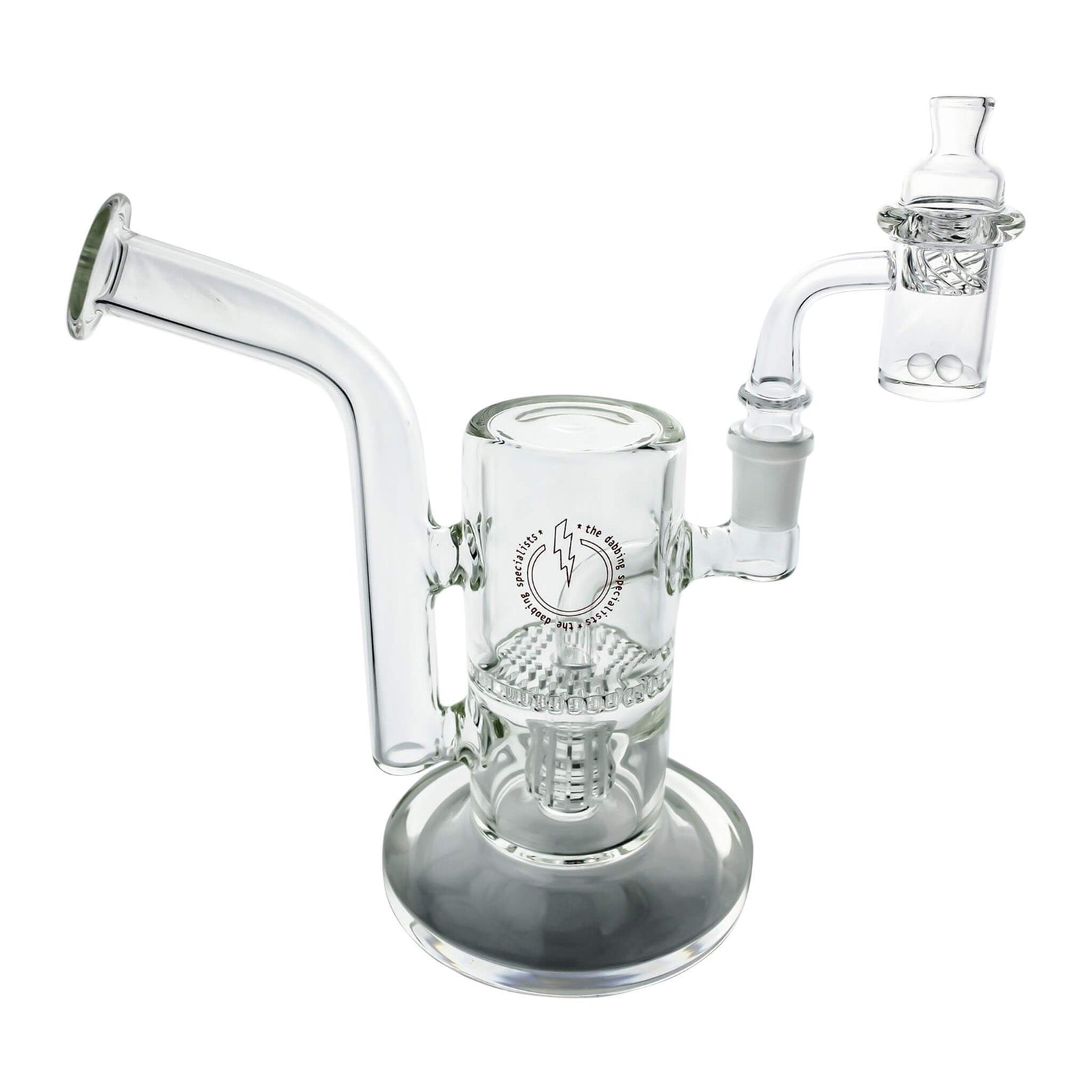 Reborn Precision Bubbler 25mm Handmade Joint Complete Dabbing Kit #1 | Quartz Pearls Use View | TDS