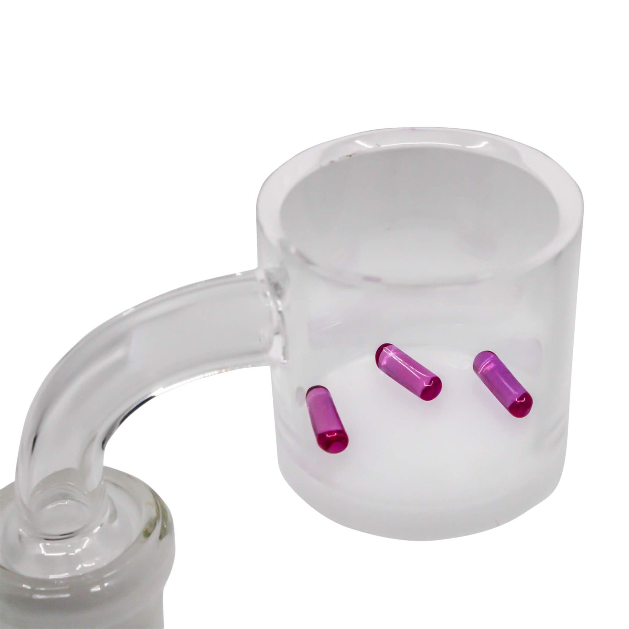 Ruby Capsule Inserts (3-Pack) | Ruby Capsule In Large Banger View | the dabbing specialists