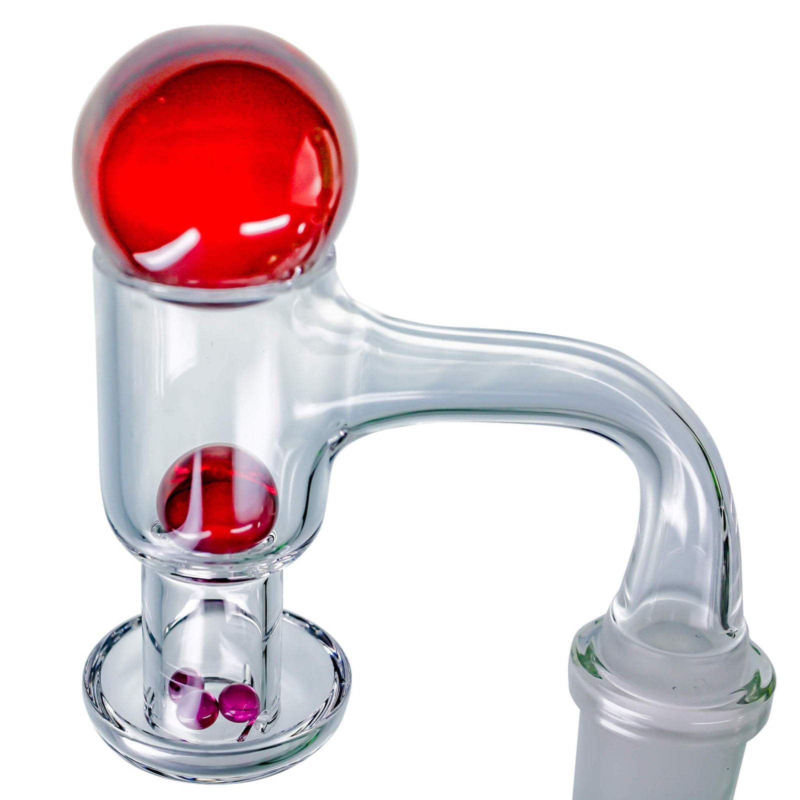 Ruby Slurper Marble | 25mm | Ruby Slurper Marble View | the dabbing specialists