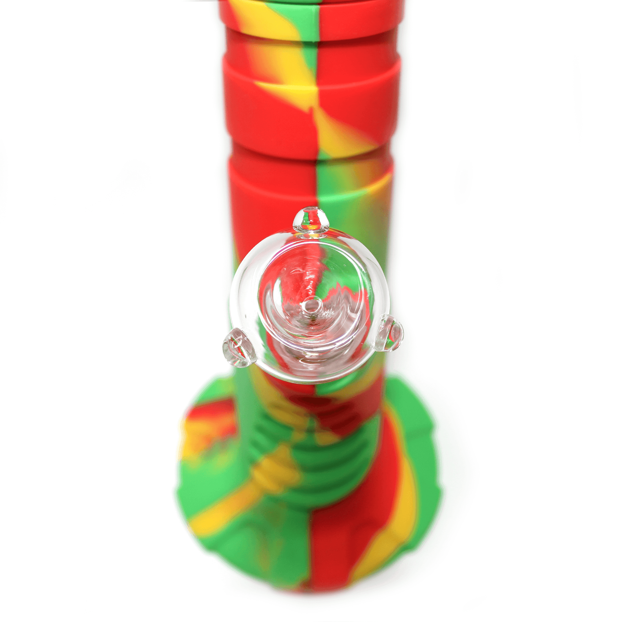 Silicone Rubber Pipe | Front View With Bowl | the dabbing specialists