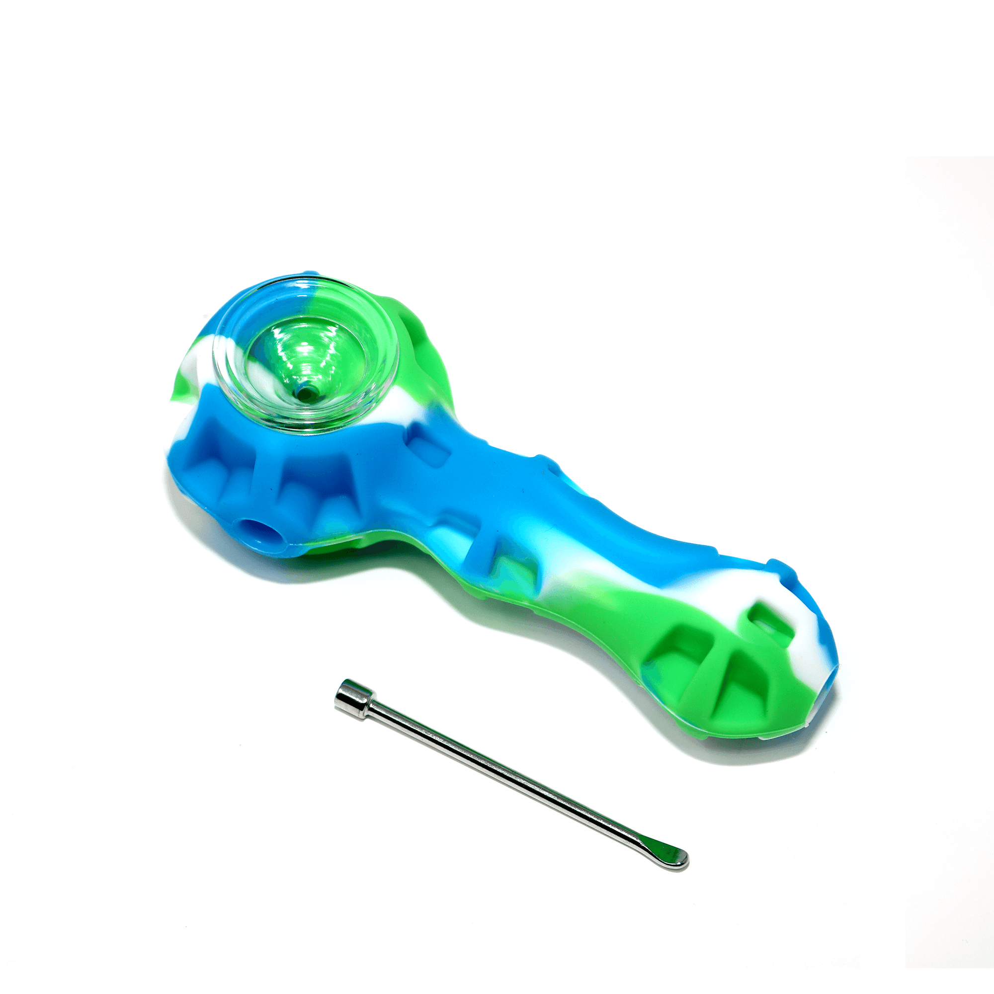 Silicone Spoon Pipe | With Poker Tool | the dabbing specialists