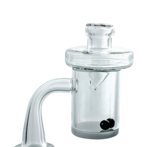 Single Nozzle Hollow Rivet Carb Cap | In Use Profile View | the dabbing specialists