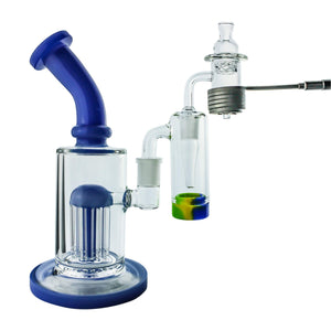 Spin Matrix 25mm Enail Complete Dabbing Kit #1 | Complete Blue Kit In Use View | TDS