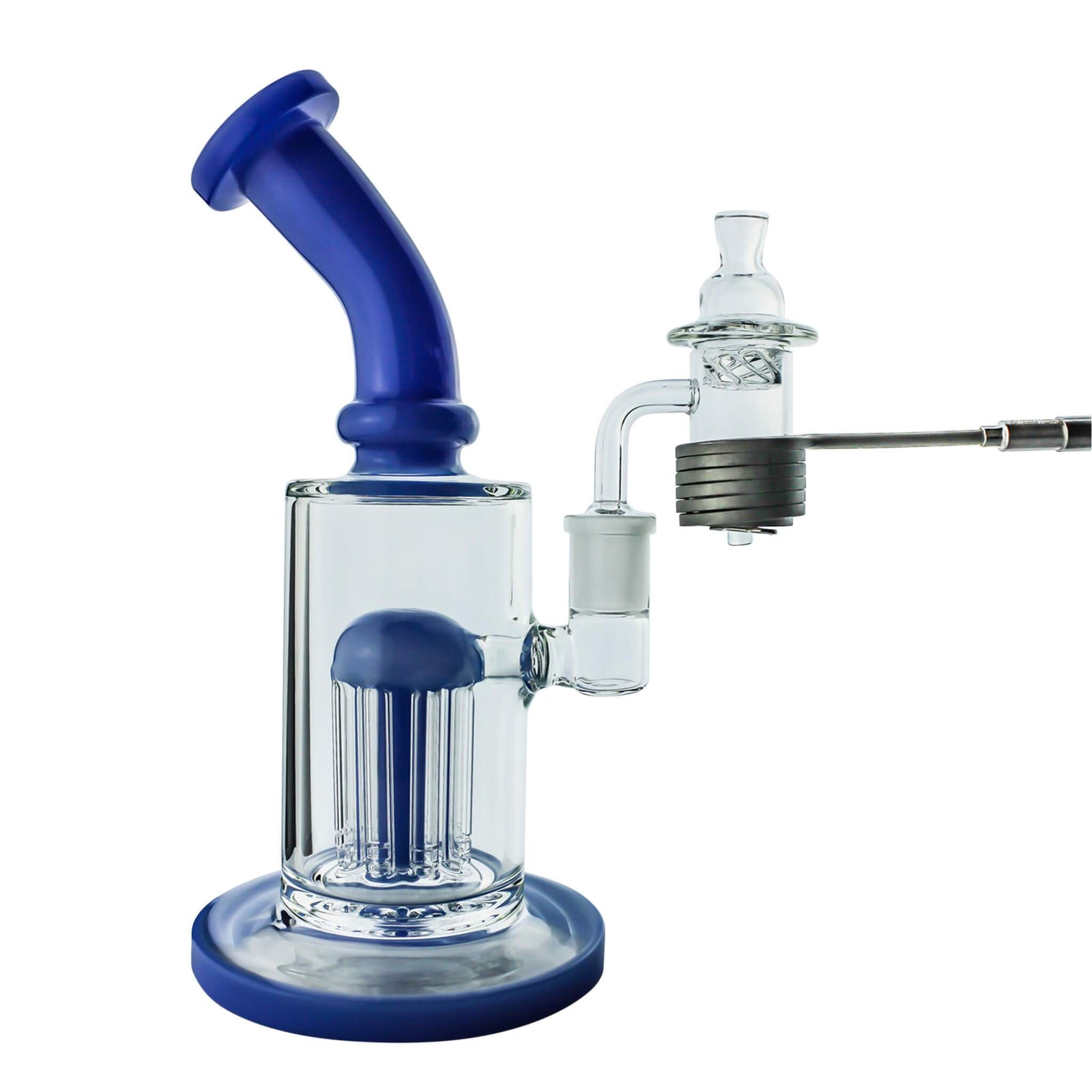 Spin Matrix 25mm Enail Complete Dabbing Kit #1 | Blue Kit In Use View | TDS