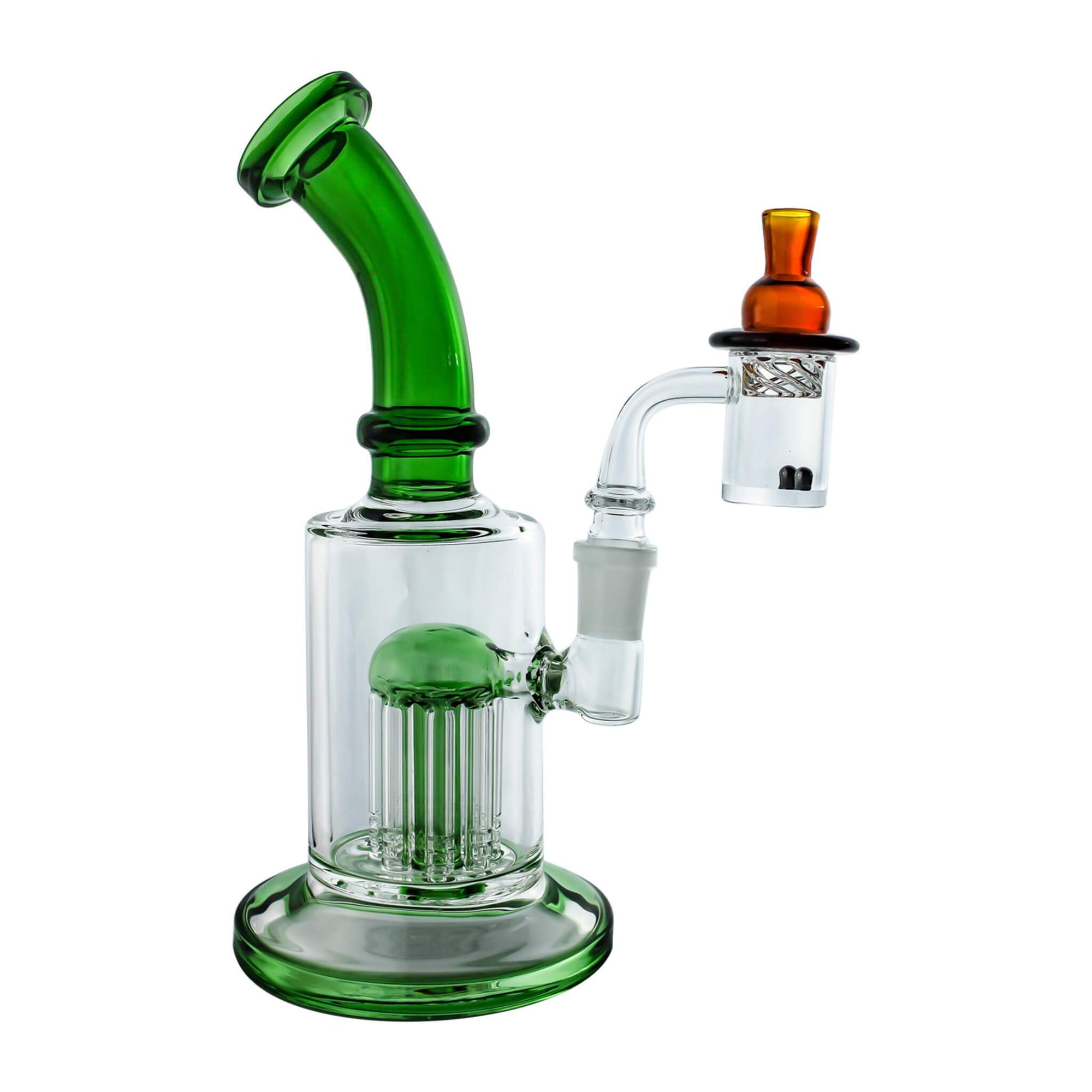 Spin Matrix 25mm Handmade Joint Complete Dabbing Kit #1 | Green Complete Kit View | TDS