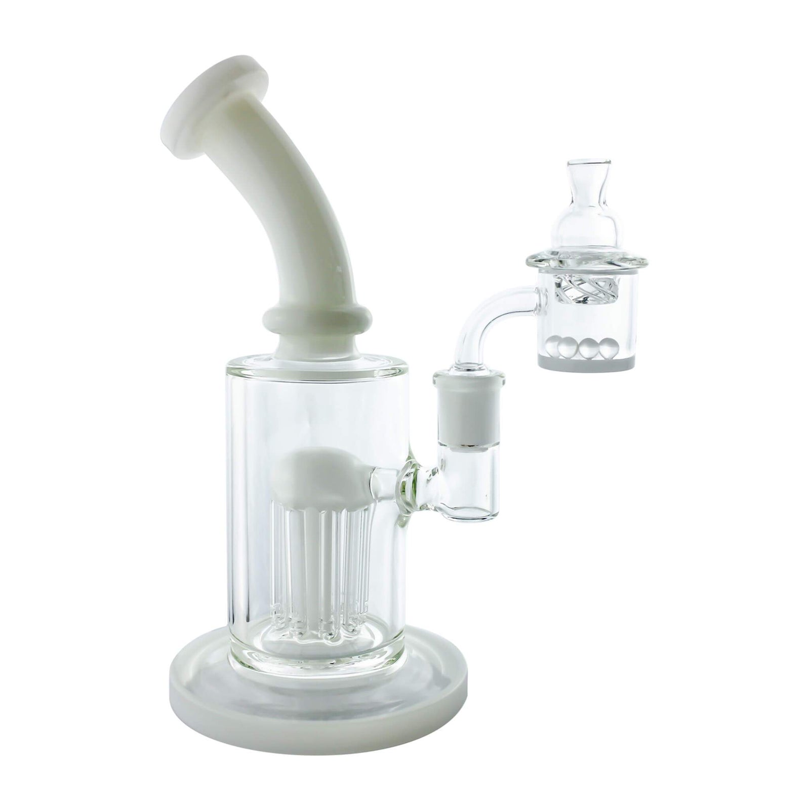 Spin Matrix 30mm Opaque Banger Complete Dabbing Kit #3 | White Complete Kit View | TDS