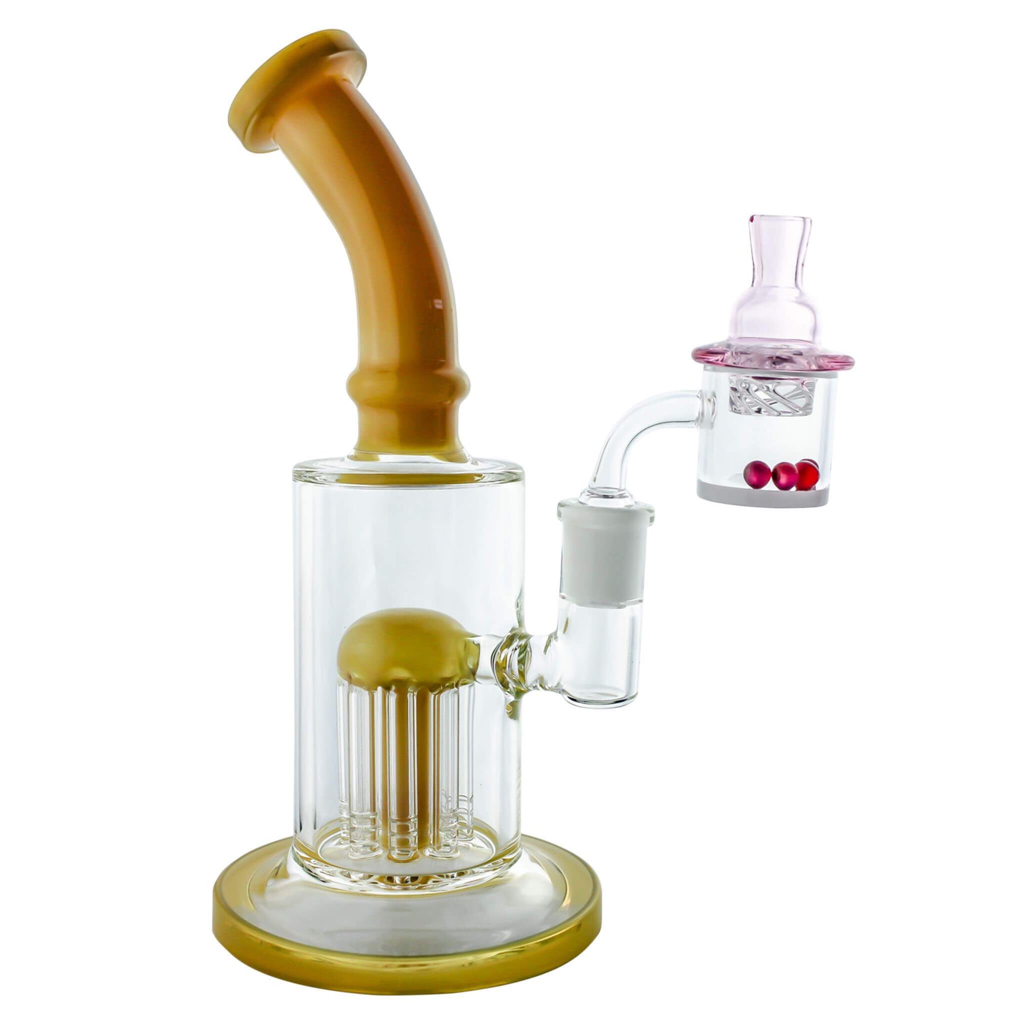Spin Matrix 30mm Opaque Banger Complete Dabbing Kit #3 | Yellow Complete Kit View | TDS