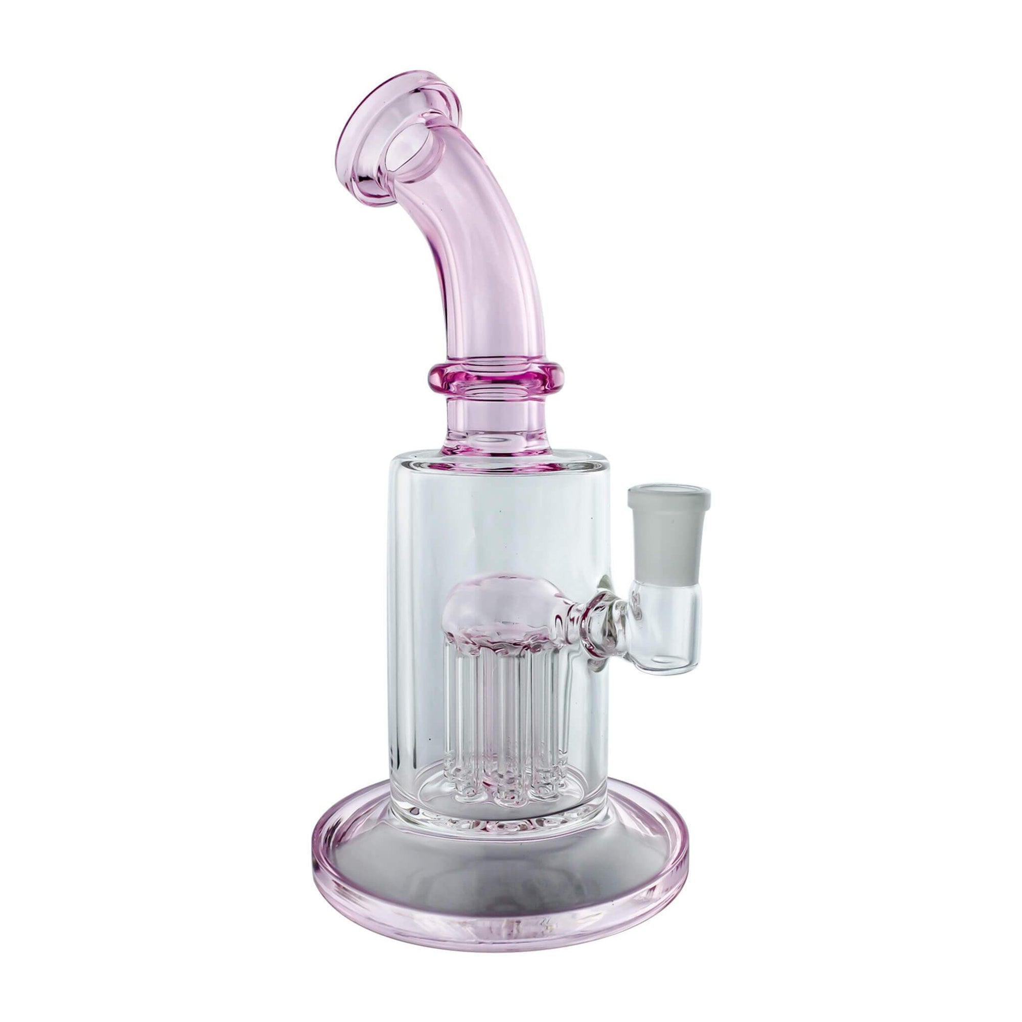 Spin Matrix Can Dab Rig with Percs | Pink Profile View | the dabbing specialistss