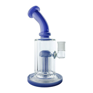 Spin Matrix Can Dab Rig with Percs | Blue Profile View | the dabbing specialists
