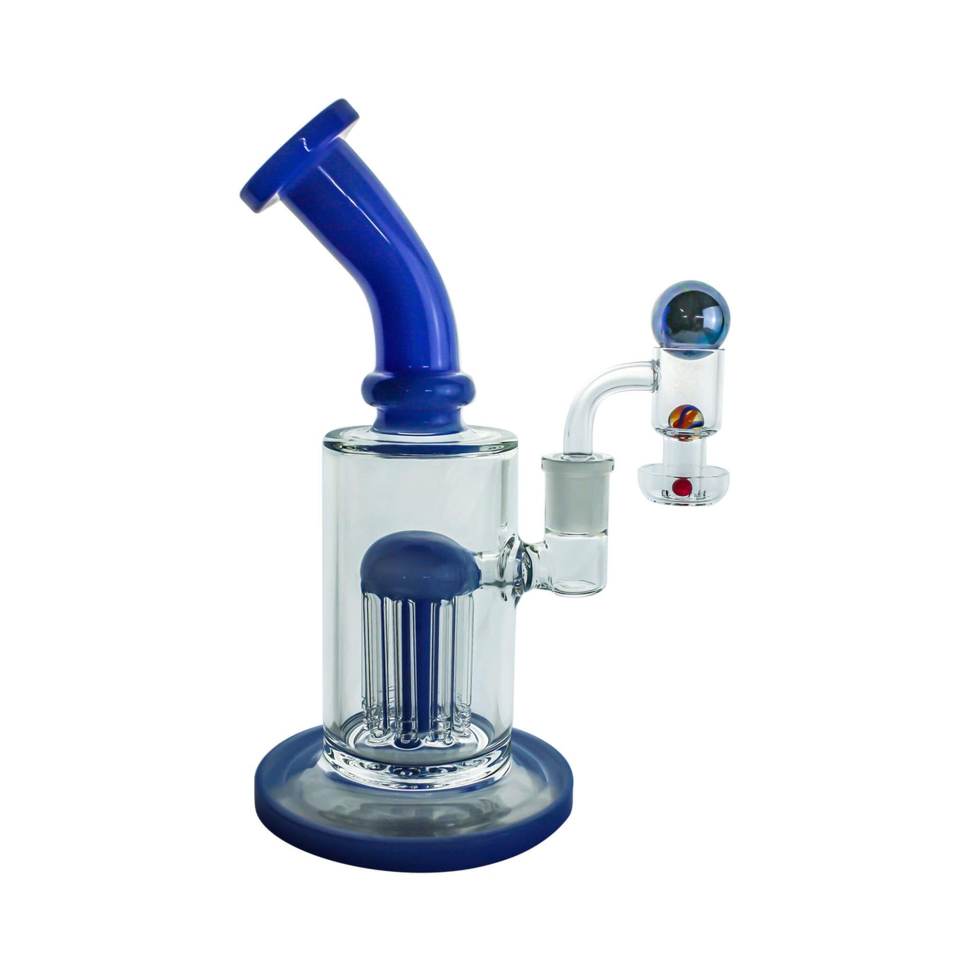 Spin Matrix Marbled Terp Slurper Complete Dabbing Kit #1 | Bright Blue Kit With No Torch | TDS