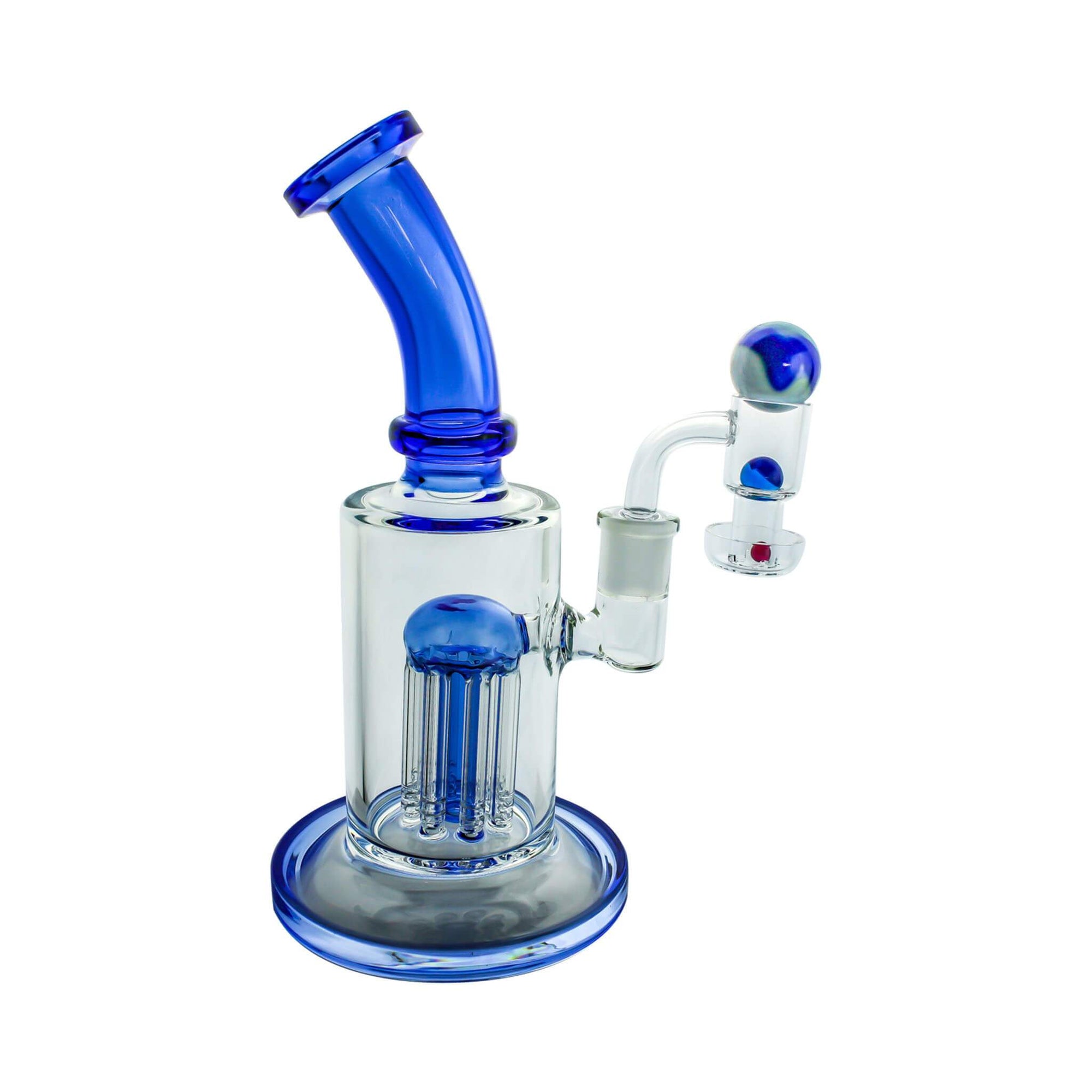 Spin Matrix Marbled Terp Slurper Complete Dabbing Kit #1 | Bright Blue Kit With No Torch | TDS