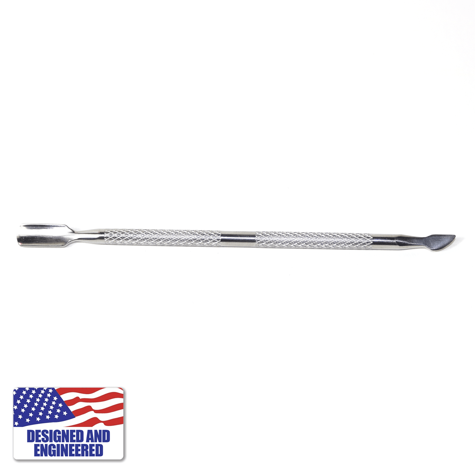 Stainless Steel Scraper Cleaning Tool | Horizontal Profile View | the dabbing specialists