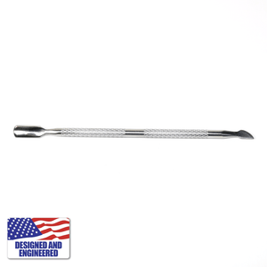Stainless Steel Scraper Cleaning Tool | Horizontal Profile View | the dabbing specialists