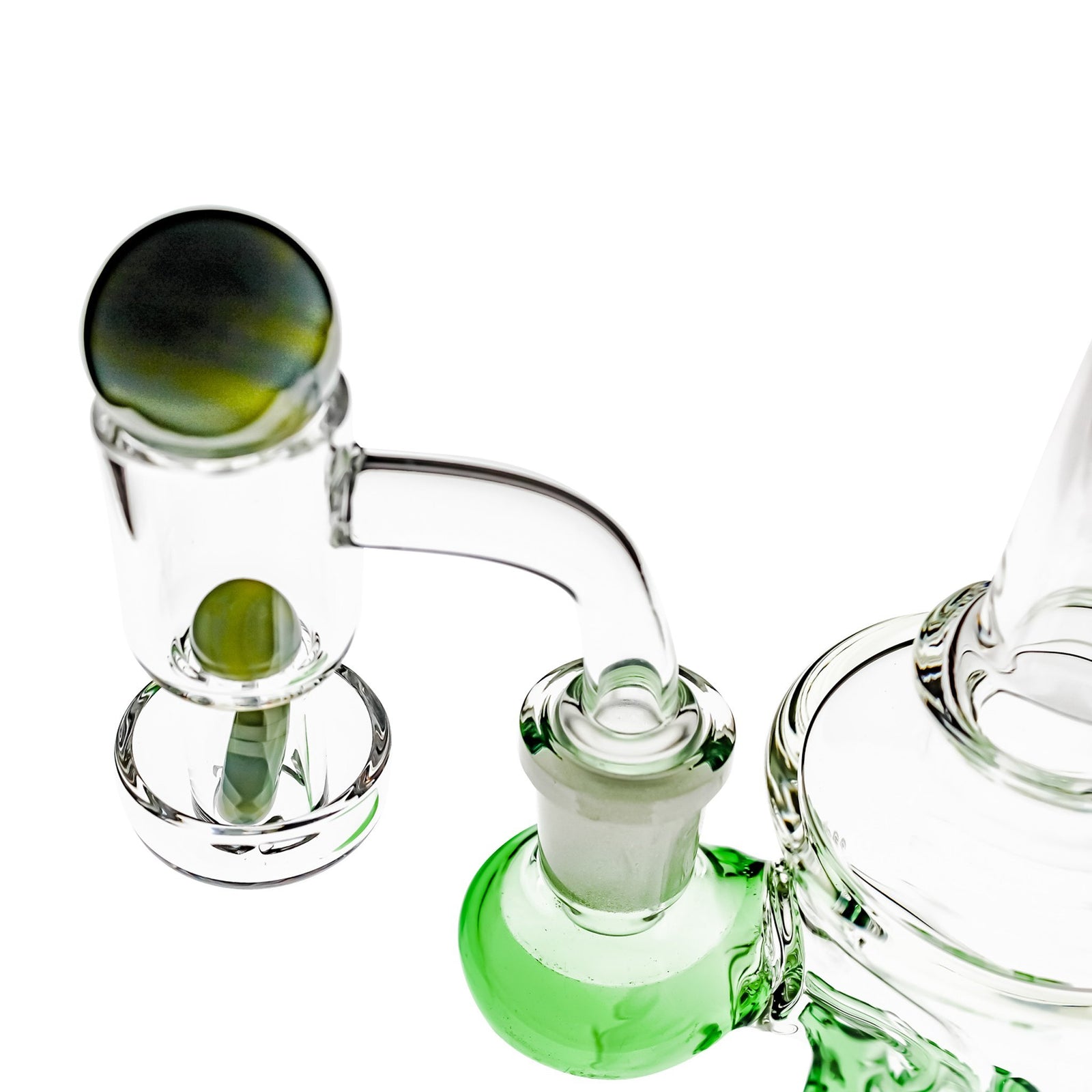 TDS Shower Perc Dab Rig Kit #1 | Full Kit Top Down View | the dabbing specialists