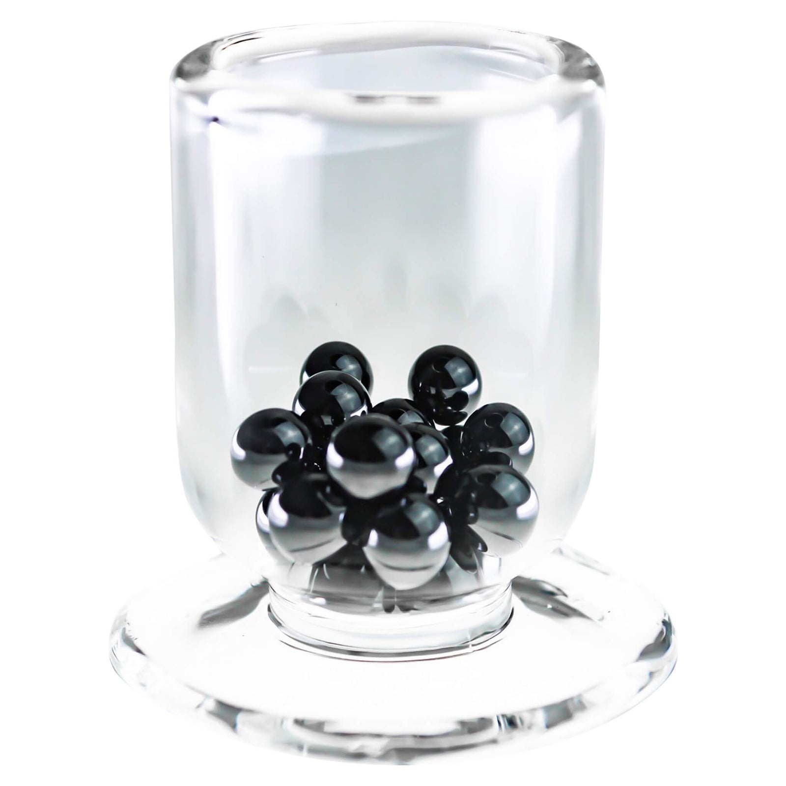 Terp Pearls (SiC) | SiC Pearls In Cup Holder View | the dabbing specialists