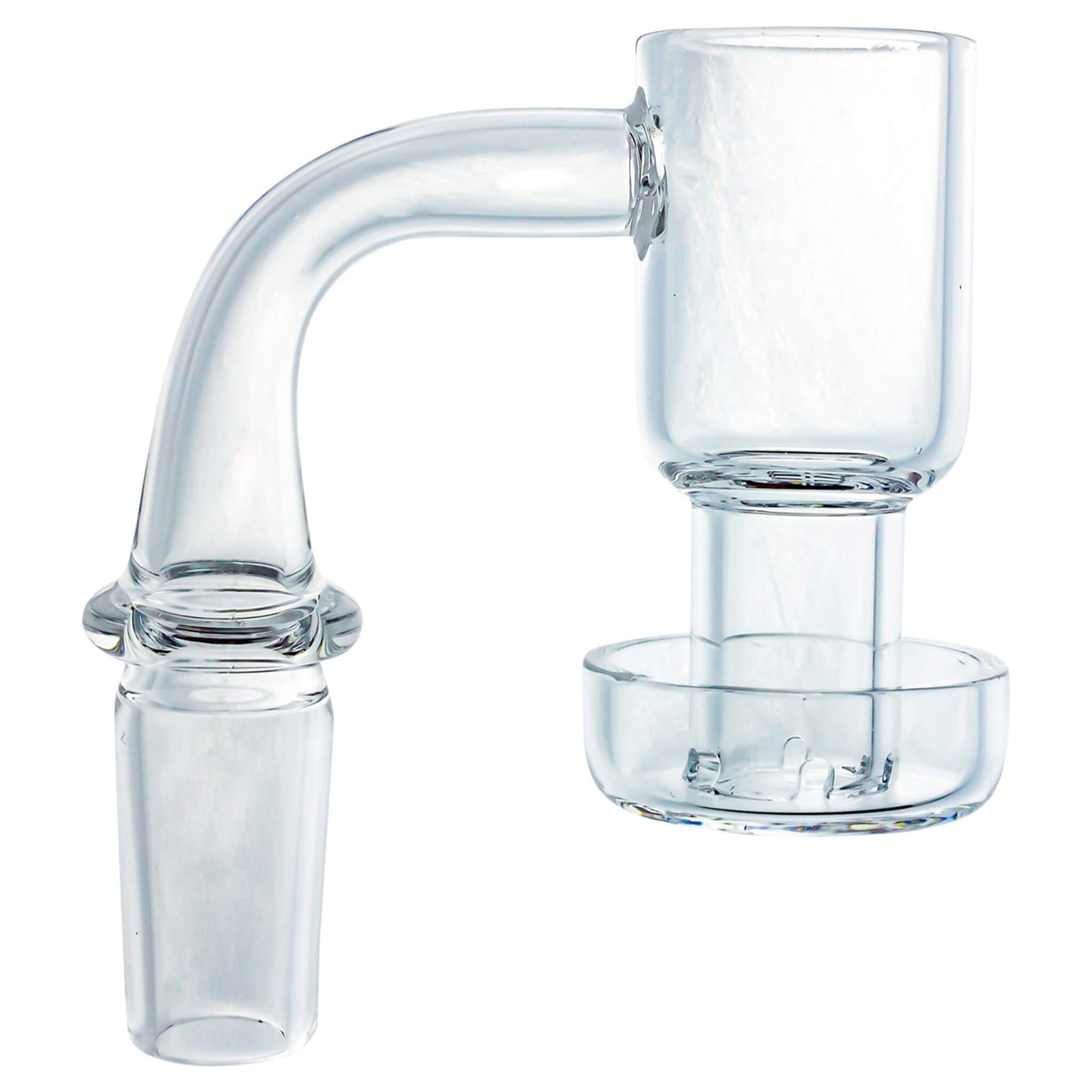 Terp Slurper Handmade Joint Quartz Banger | 14mm Male Profile View | the dabbing specialists