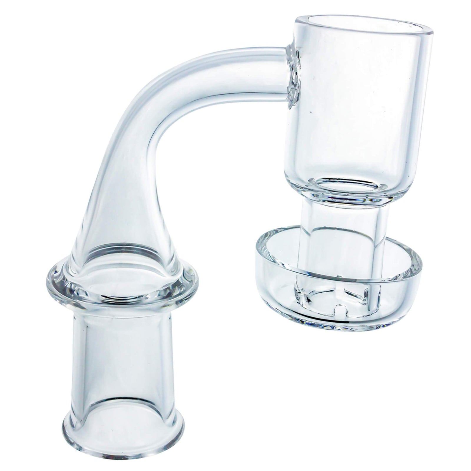 Terp Slurper Handmade Joint Quartz Banger | 14mm Male Profile View | the dabbing specialists