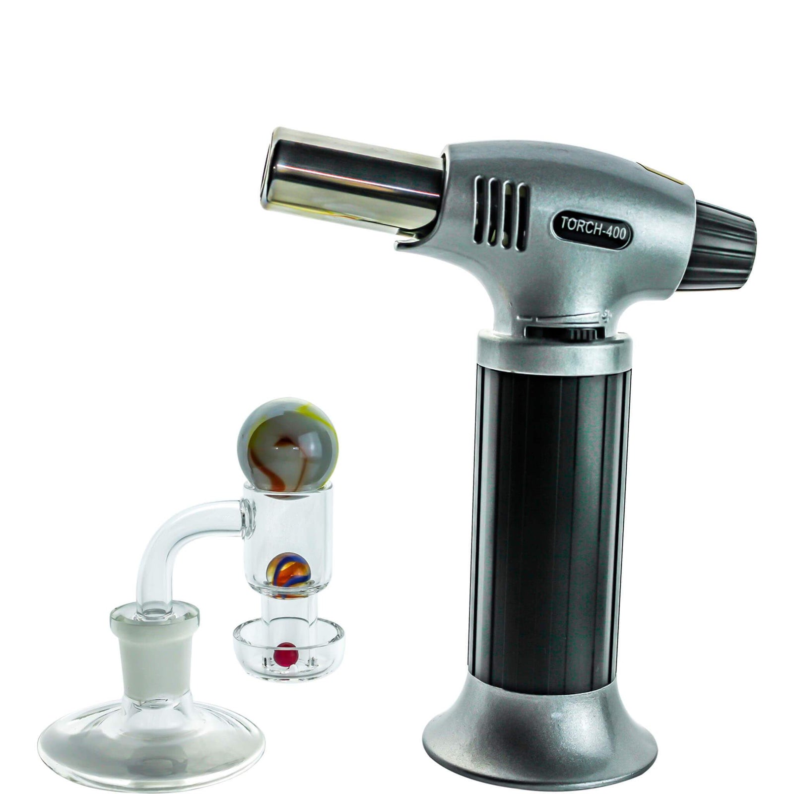 Terp Slurper, Slurper Marble, VacTube Marble™, Ruby Terp Pearl Combo Pack | Torch Kit View | TDS
