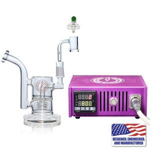 The Dabbing Specialists Custom Enail Dabbing Bundle | Made in the USA | Purple Enail Kit View | TDS