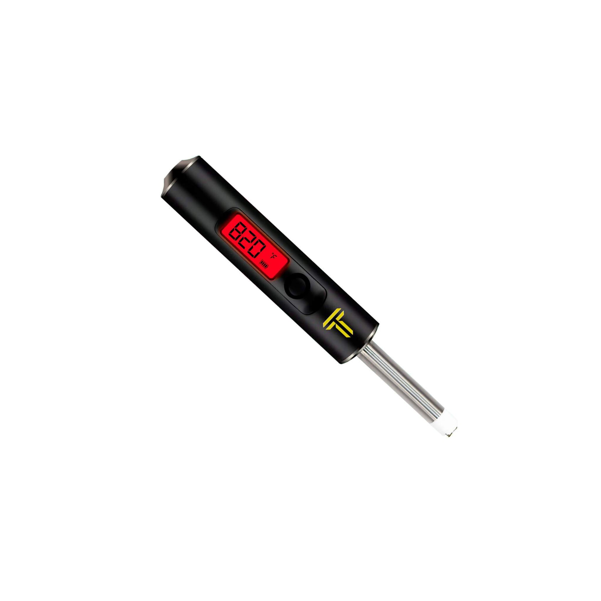 THE TERPOMETER: BLACK | Red Screen Angled Down View | the dabbing specialists
