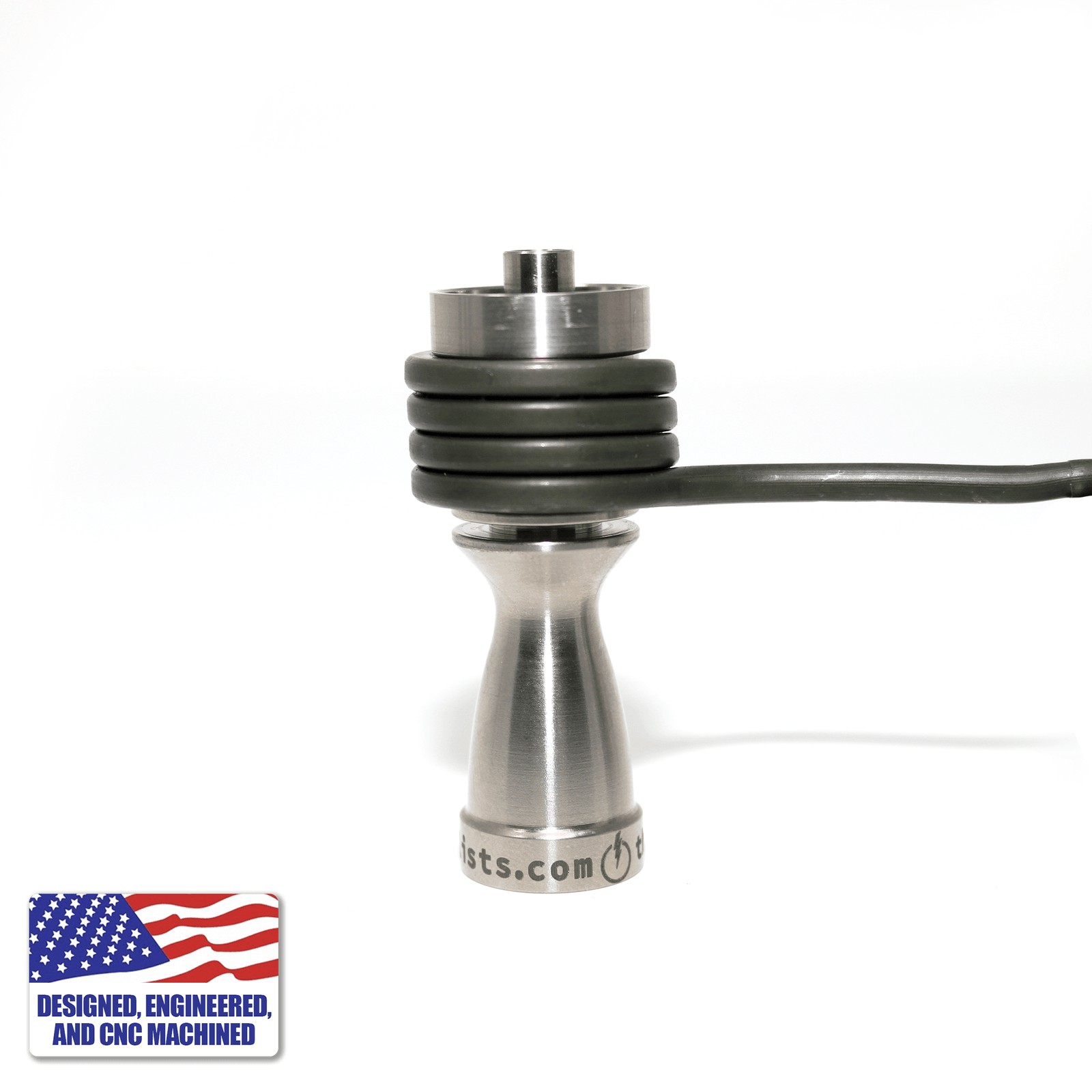 Titanium Dab Kit | 20mm Coil | 14mm/10mm Female Adapter | Coil View | the dabbing specialists