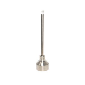 Titanium Dab Kit with 16-Hole Nail | 16mm Coil | 18mm/14mm Male | Titanium Carb Cap View | TDS