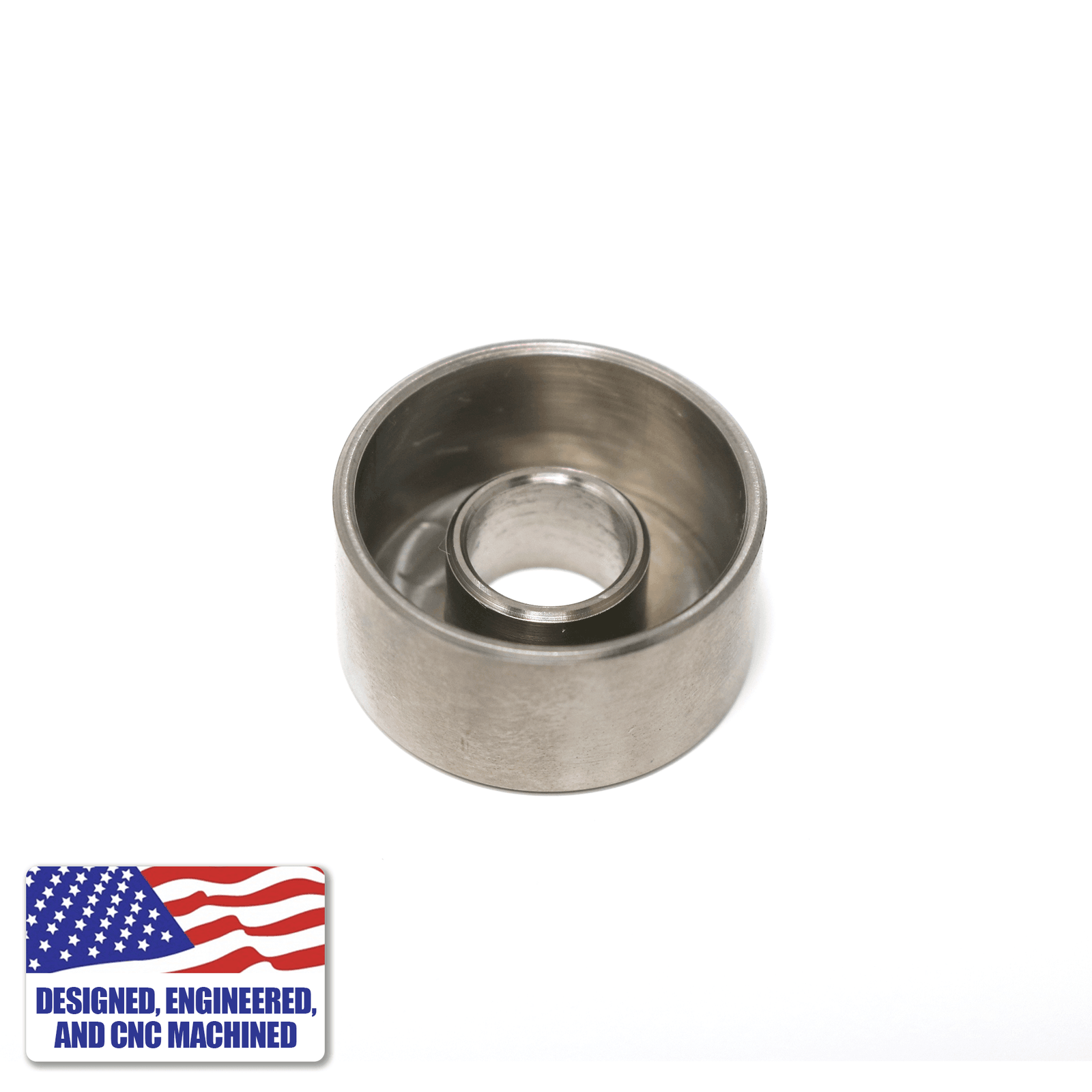 Titanium Nail Dish | Top View | the dabbing specialists