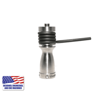 Titanium Nail for 16mm Coil | Titanium Nail With 16mm Coil In Use View | the dabbing specialists