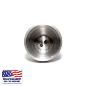 Titanium Carb Cap | Universal 2-Hole | High Velocity | Inner View Image | TDS