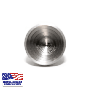 Titanium Universal Carb Cap 1-Hole Medium Velocity | Inner View | the dabbing specialists