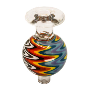 Trippy Bubble Carb Cap | Profile View | the dabbing specialists