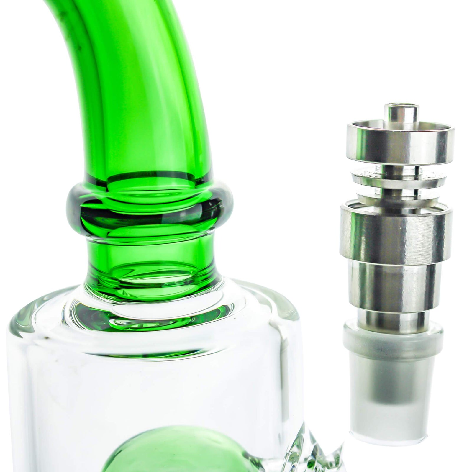 Universal Male/Female Titanium Nail | In Use View | the dabbing specialists