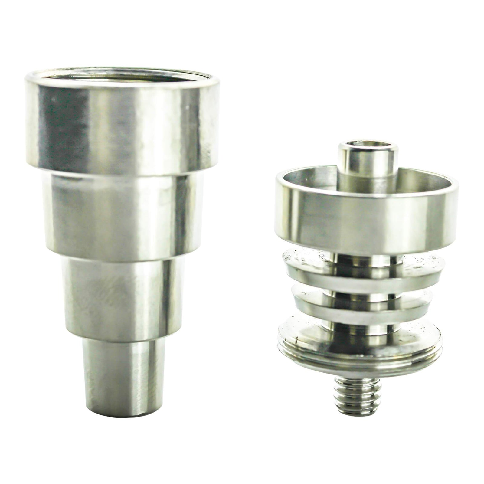 Universal Male/Female Titanium Nail | In Use View | the dabbing specialists