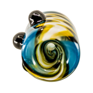 Wavy Mug Flower Bowl | Top Down Bowl Image | the dabbing specialists